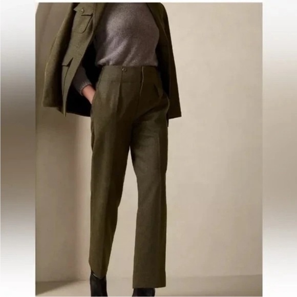 Banana Republic Pants - NWT Banana Republic Nessa Wide Leg Pants Wool